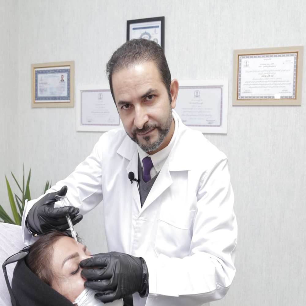تزریق ژل بینی در جردن تهران توسط دکتر پارسیان فر